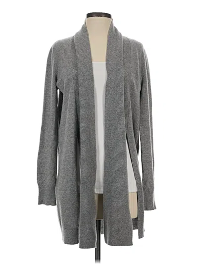 Pre-owned Theory Cardigan Sweater In Gray