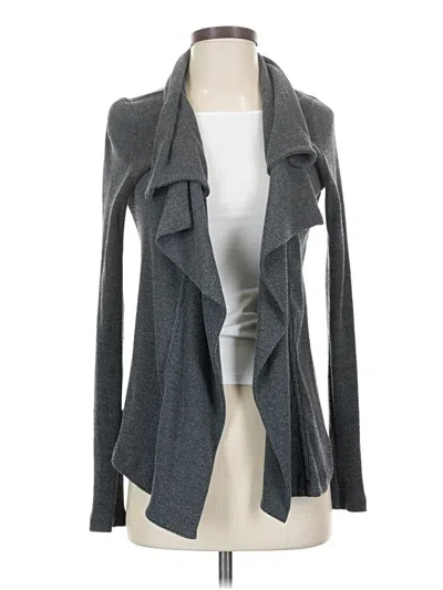 Pre-owned Theory Cardigan Sweater In Gray