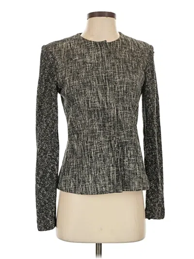 Pre-owned Theory Cardigan Sweater In Gray