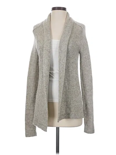 Pre-owned Theory Cardigan Sweater In Gray