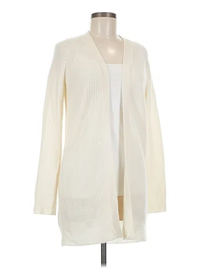 Pre-owned Theory Cardigan Sweater In Ivory