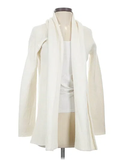 Pre-owned Theory Cardigan Sweater In Ivory