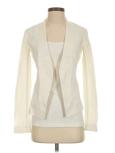 Pre-owned Theory Cardigan Sweater In Ivory