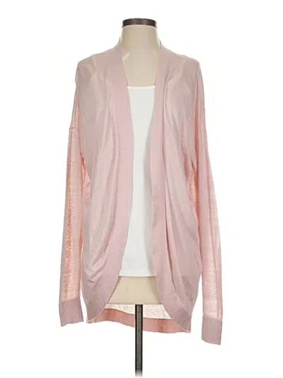 Pre-owned Theory Cardigan Sweater In Pink