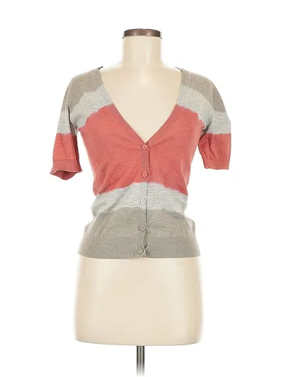 Pre-owned Theory Cardigan Sweater In Red