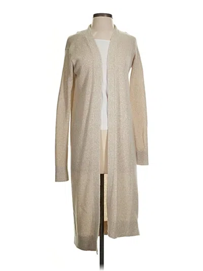 Pre-owned Theory Cardigan Sweater In Tan