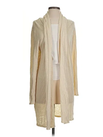 Pre-owned Theory Cardigan Sweater In Tan