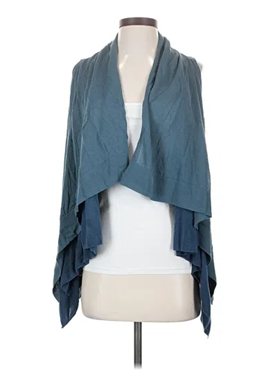 Pre-owned Theory Cardigan Sweater In Teal