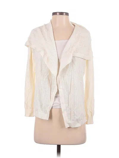 Pre-owned Theory Cardigan Sweater In White