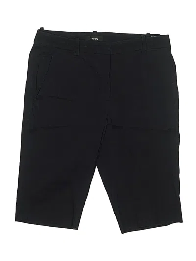 Pre-owned Theory Cargo Shorts In Black