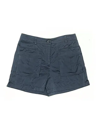 Pre-owned Theory Cargo Shorts In Blue