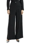 Theory Lyocell-twill Wide-leg Pants In Blue