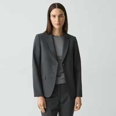 THEORY CARISSA BLAZER IN GOOD WOOL