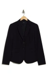 Theory Carissa Stretch Wool Classic Suit Jacket In Deep Navy
