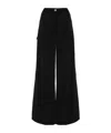 Theory Carpenter Wide-leg Trousers In Black