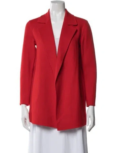 Pre-owned Theory Cashmere Blazer In Red