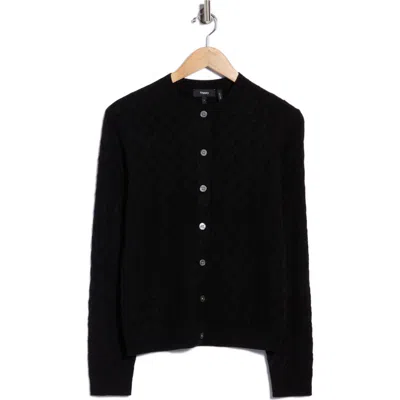 Theory Cashmere Cardigan In Black
