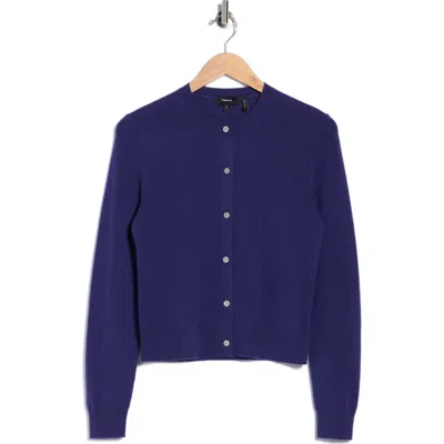 Theory Cashmere Cardigan In Blue