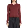 Theory Cashmere Cardigan In Red