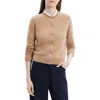 Theory Cashmere Cardigan In 26r Royal Camel