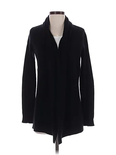 Pre-owned Theory Cashmere Cardigan Sweater In Black