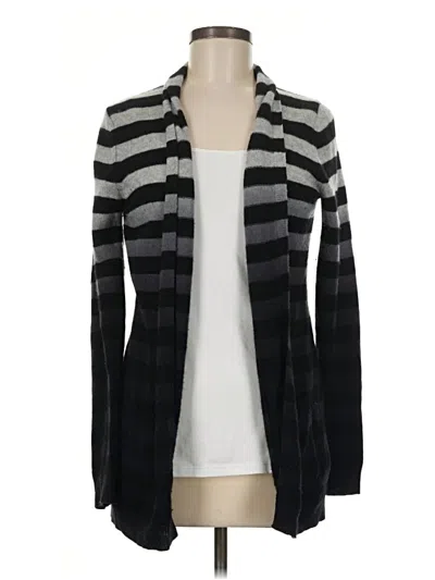 Pre-owned Theory Cashmere Cardigan Sweater In Black