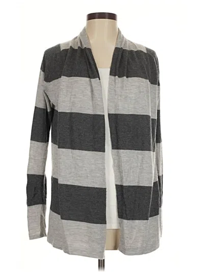 Pre-owned Theory Cashmere Cardigan Sweater In Gray