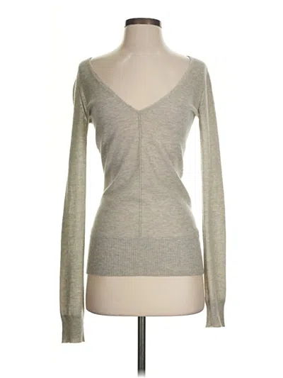 Pre-owned Theory Cashmere Cardigan Sweater In Gray