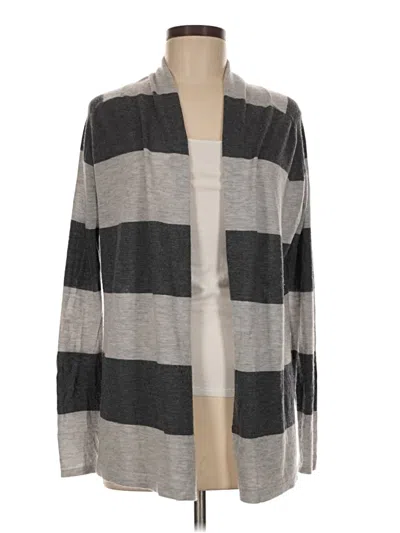 Pre-owned Theory Cashmere Cardigan Sweater In Gray