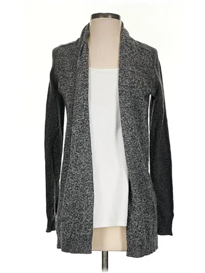 Pre-owned Theory Cashmere Cardigan Sweater In Gray