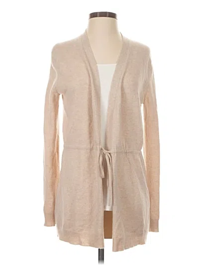 Pre-owned Theory Cashmere Cardigan Sweater In Tan