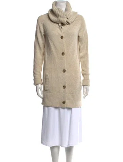 Pre-owned Theory Cashmere Cowl Neck Sweater W/ Tags In Brown