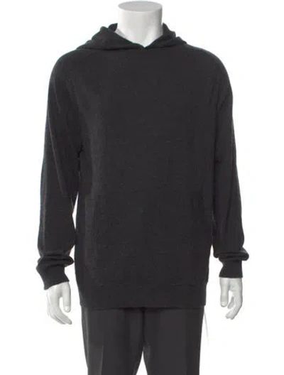 Pre-owned Theory Cashmere Crew Neck Pullover In Blue