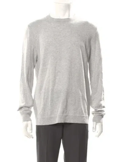 Pre-owned Theory Cashmere Crew Neck Pullover In Gray