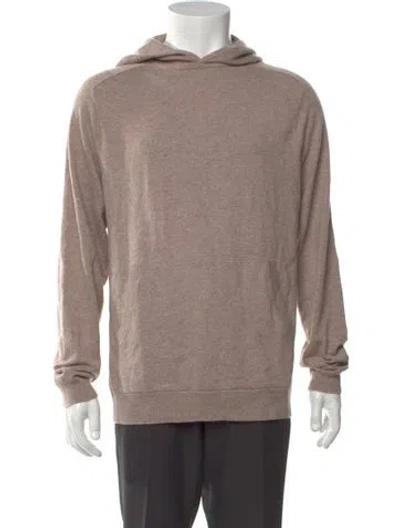 Pre-owned Theory Cashmere Crew Neck Pullover In Neutral
