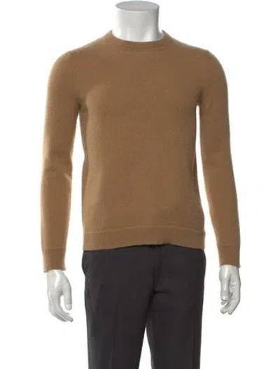 Pre-owned Theory Cashmere Crew Neck Pullover In Neutral