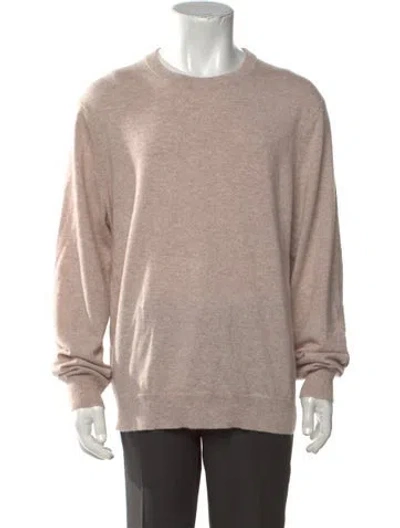 Pre-owned Theory Cashmere Crew Neck Pullover In Neutrals