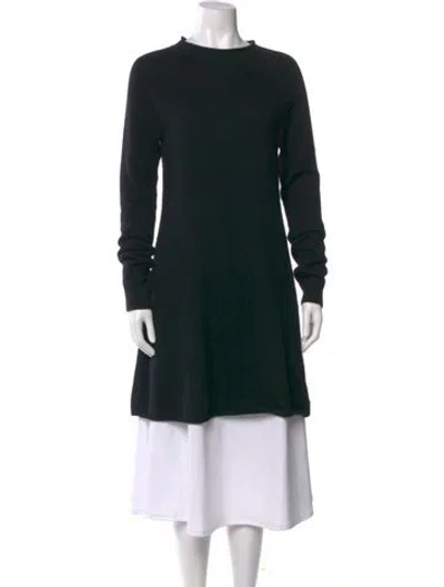 Pre-owned Theory Cashmere Crew Neck Sweater In Black