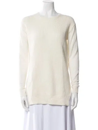 Pre-owned Theory Cashmere Crew Neck Sweater In Blue