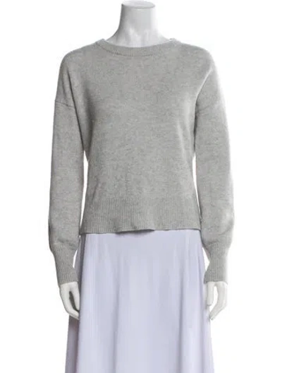 Pre-owned Theory Cashmere Crew Neck Sweater In Blue