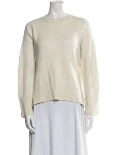 Pre-owned Theory Cashmere Crew Neck Sweater In Blue