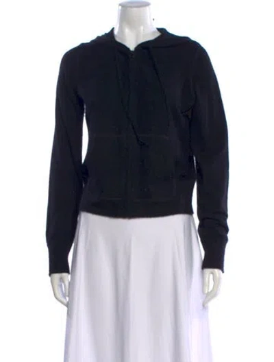 Pre-owned Theory Cashmere Crew Neck Sweater In Blue