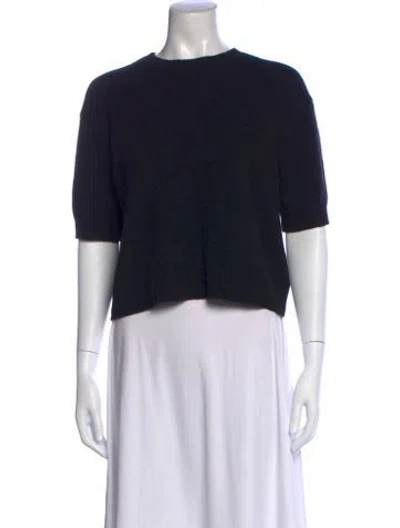 Pre-owned Theory Cashmere Crew Neck Sweater In Brown