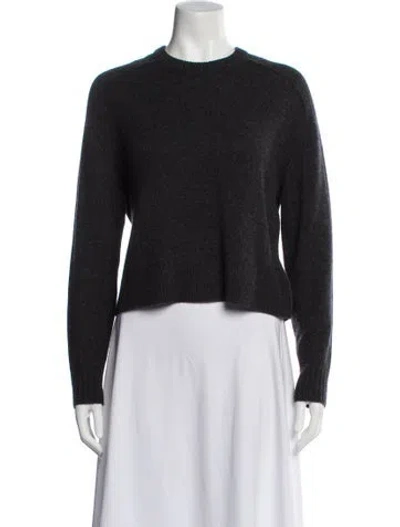 Pre-owned Theory Cashmere Crew Neck Sweater In Gray