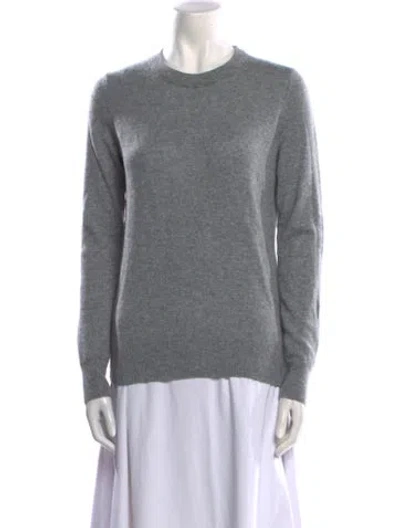 Pre-owned Theory Cashmere Crew Neck Sweater In Gray