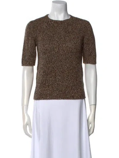 Pre-owned Theory Cashmere Crew Neck Sweater In Gray