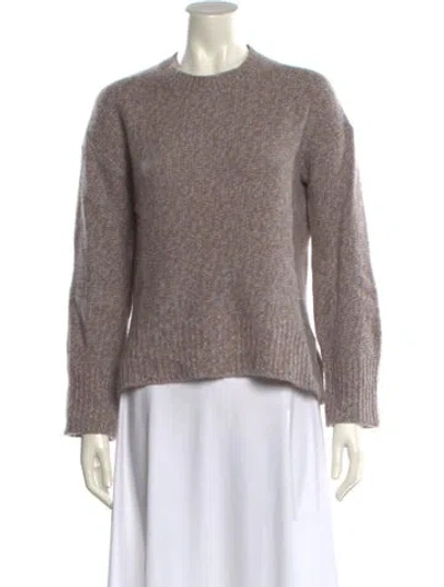 Pre-owned Theory Cashmere Crew Neck Sweater In Gray