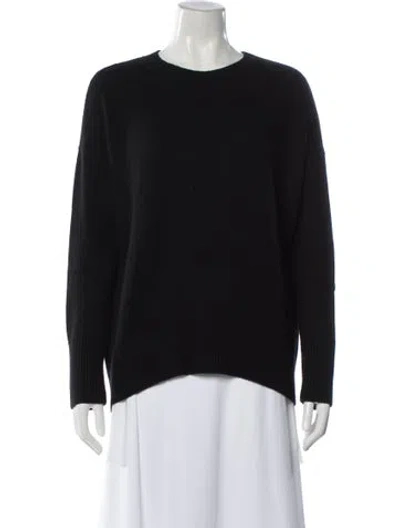 Pre-owned Theory Cashmere Crew Neck Sweater In Green