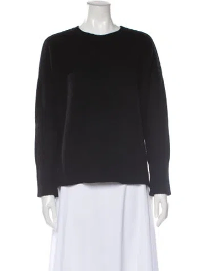 Pre-owned Theory Cashmere Crew Neck Sweater In Green