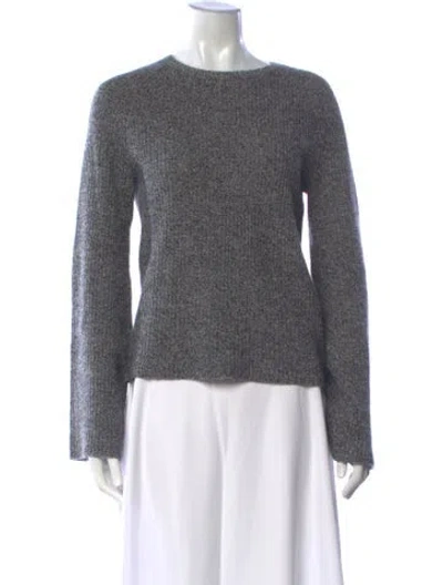Pre-owned Theory Cashmere Crew Neck Sweater In Grey